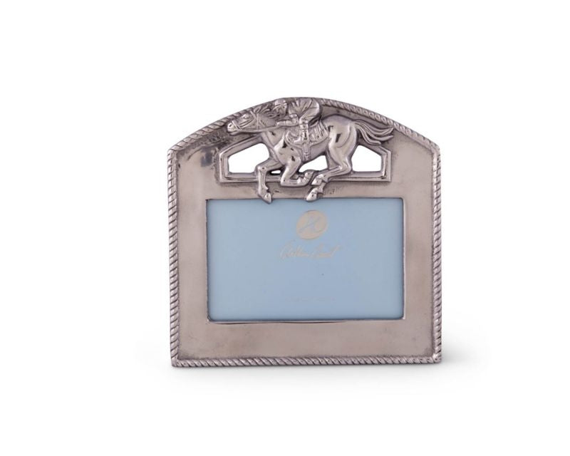 Arthur Court 4x6 Thoroughbred Photo Frame