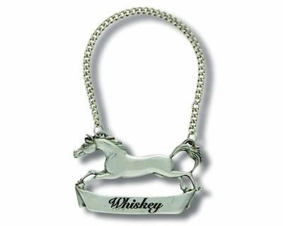 Vagabond House Whiskey Horse Stride Decanter Tag