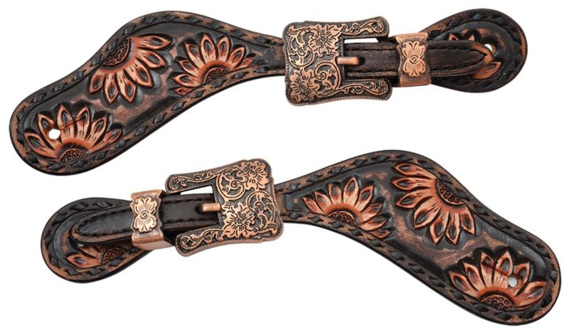 Circle Y Sunflower Ladies Spur Straps