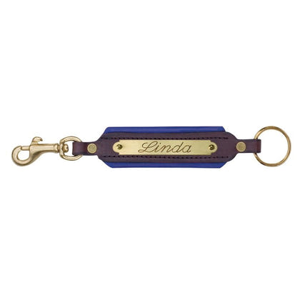 Perri's Personalized Padded Leather Keychain