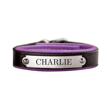 Perri's Personalized Padded Leather Bracelet