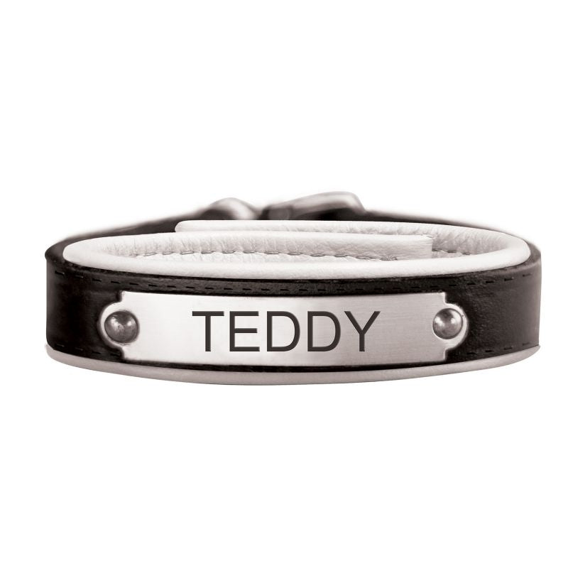 Perri's Personalized Padded Leather Bracelet