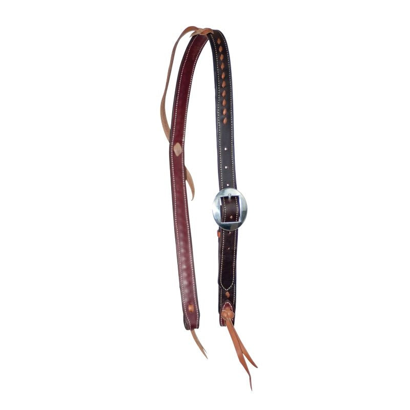 Cowboy Tack 1in Cowboy Knot Slip Ear Headstall