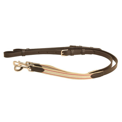 Tory 3/4in Leather and Elastic Side Reins