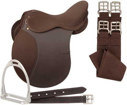 Blemished EquiRoyal WIDE AP Saddle Pkg