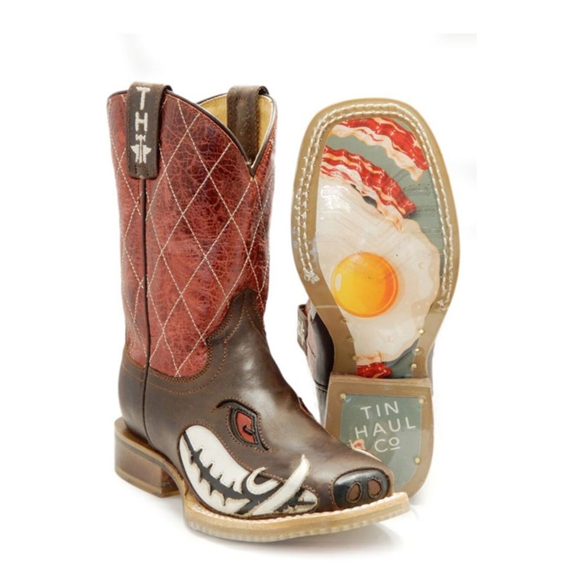Tin Haul Kids Not Boaring Bacon/Eggs Boots