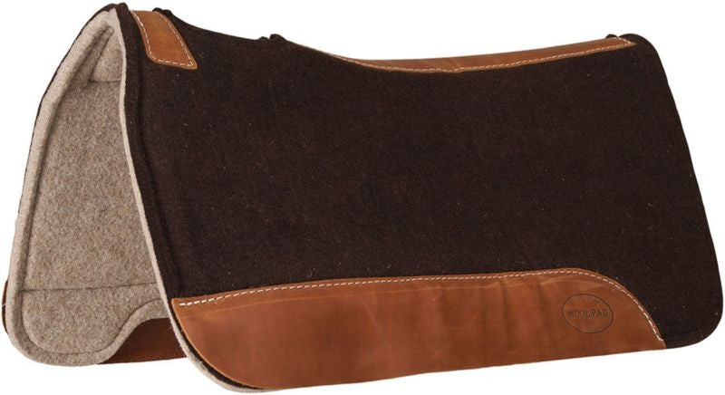Mustang Contoured Black Wool Pad