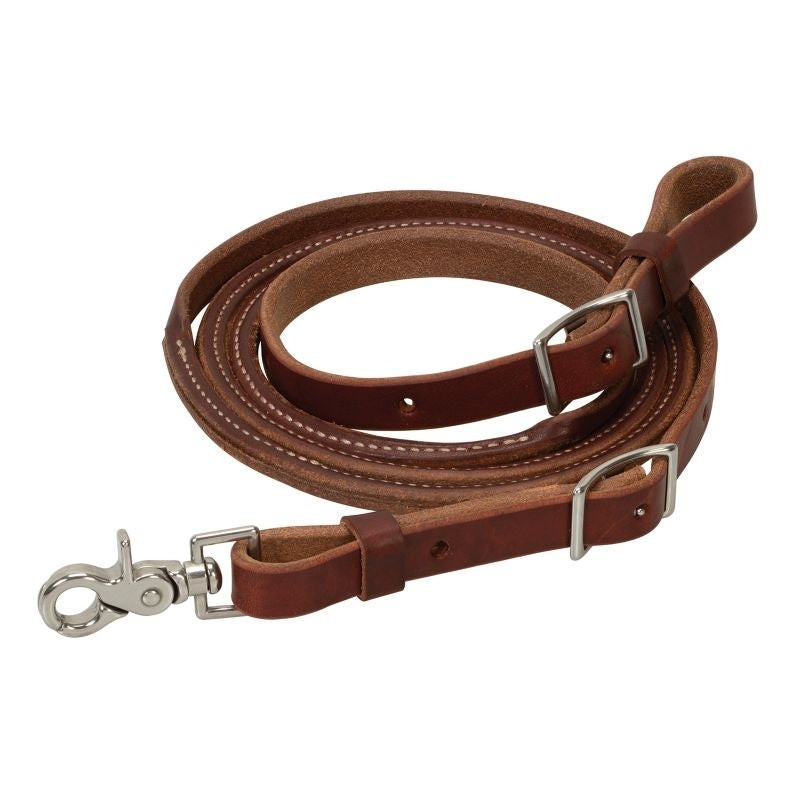 Weaver Oiled Canyon Rose 5/8in Roper Rein