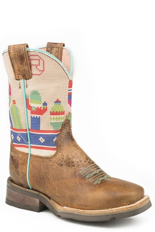 Roper Little Kids Colorful Cactus Boots