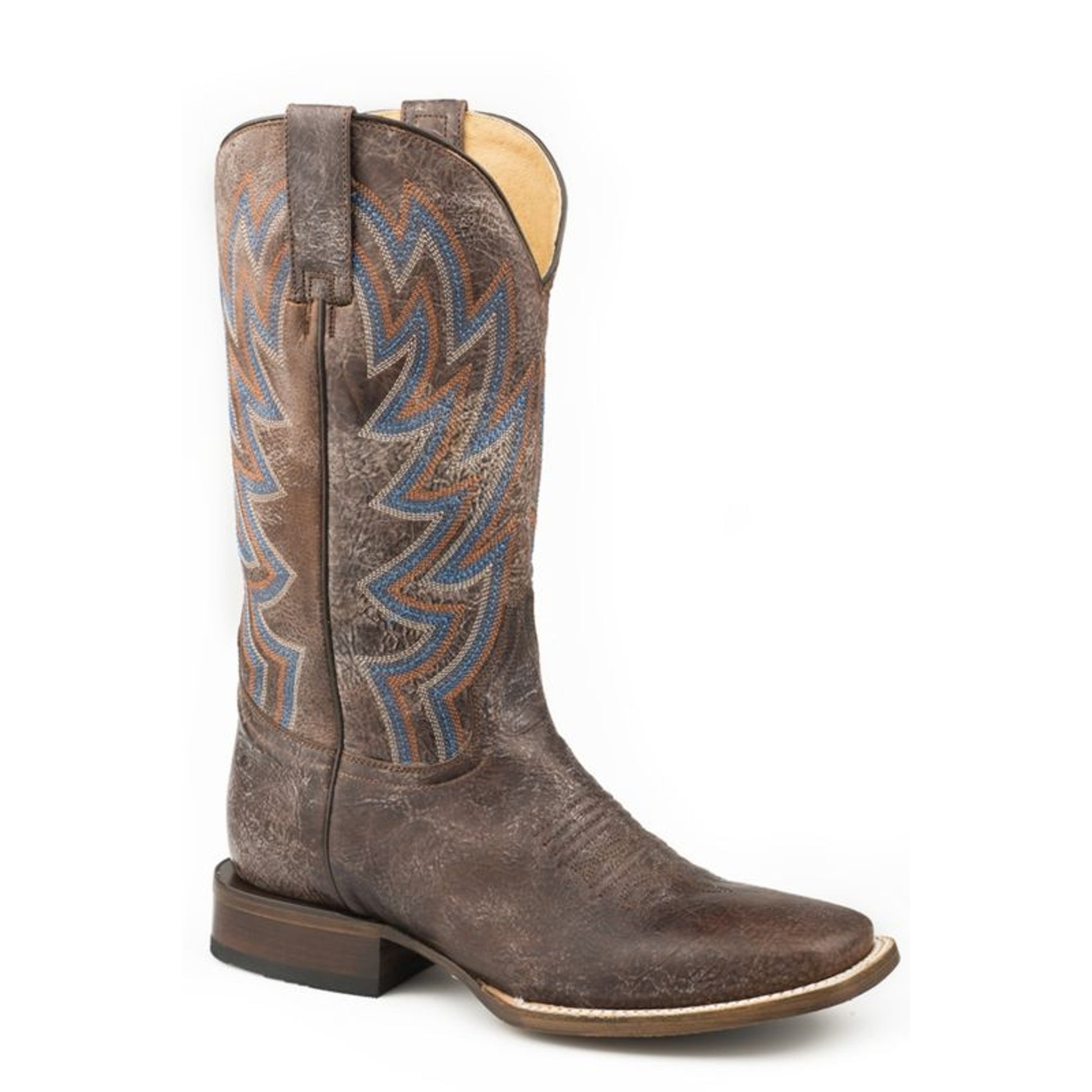 Roper Mens Fireworks Sq Toe Boots