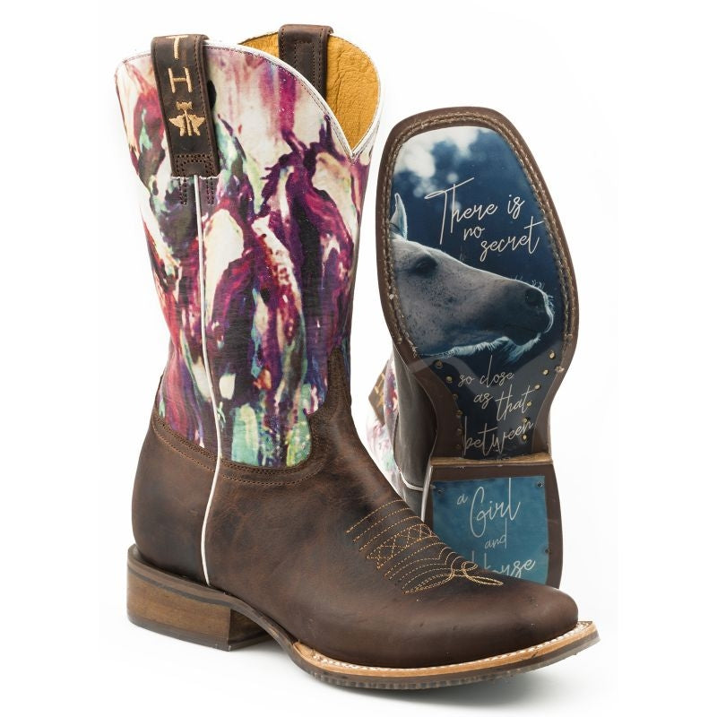 Tin Haul Ladies Highbrow Horses Boots