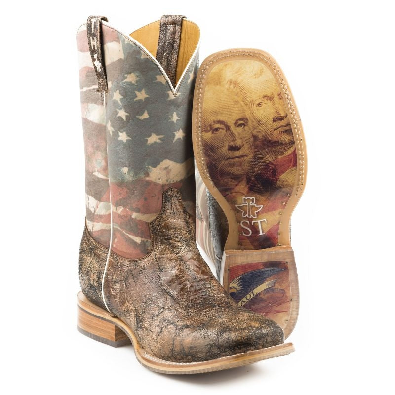 Tin Haul Mens Land of the Free Boots