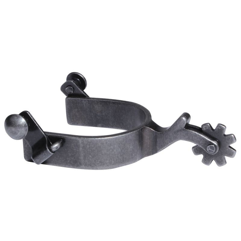 Professionals Choice Youth Gunmetal 8pt Spurs