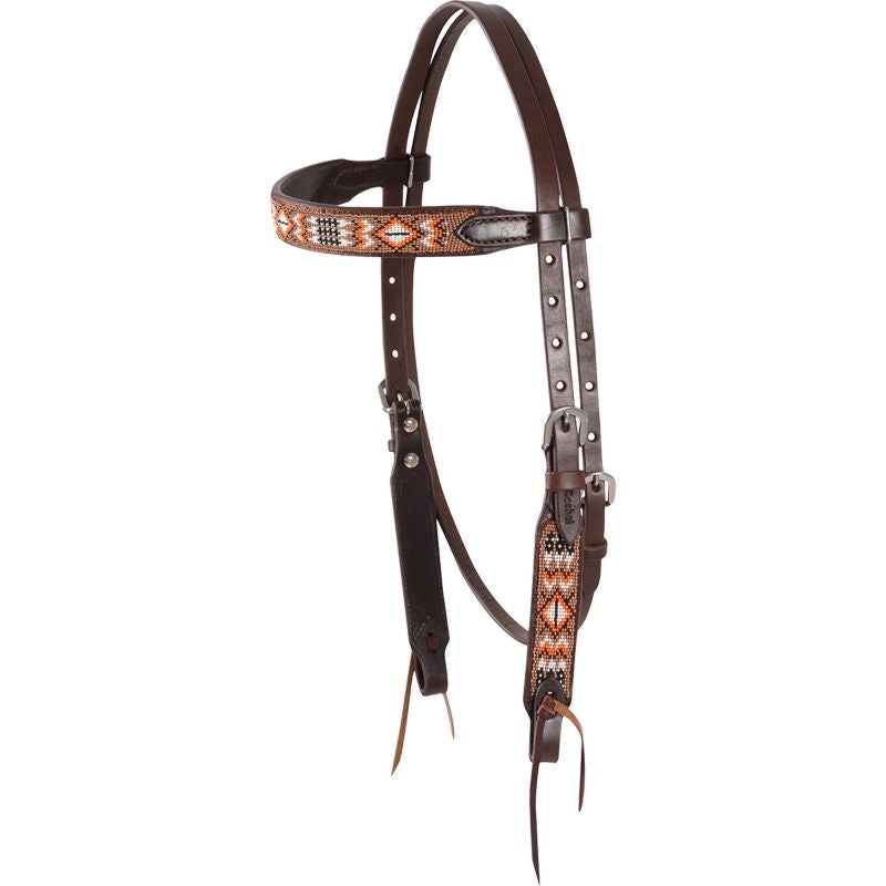 Cashel Beaded Browban Headstall