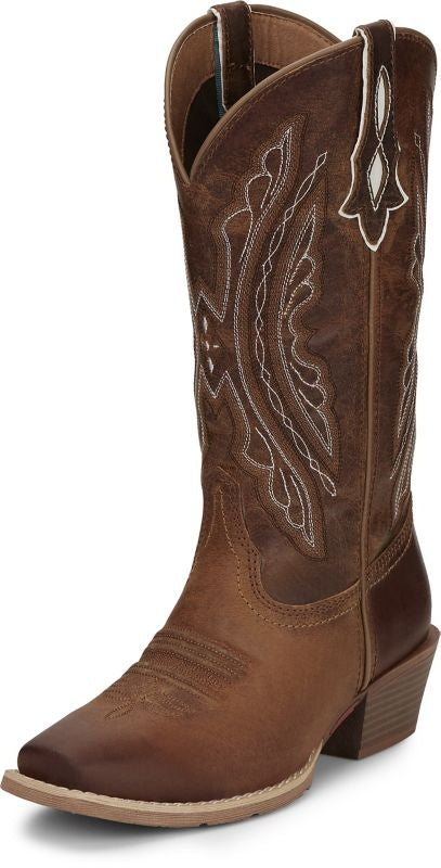 Justin Ladies Rein Square Toe Boots