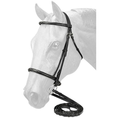 EquiRoyal Fancy Stitched Raised Bridle