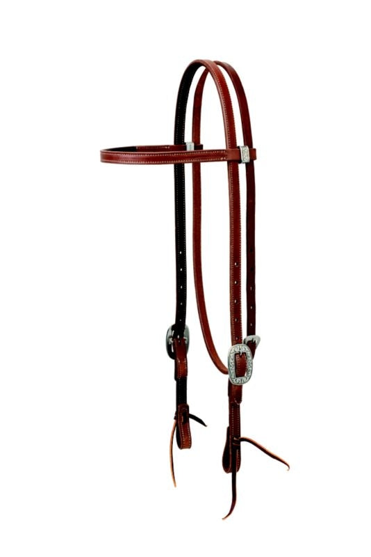 Weaver Synergy Lined Headstall with Floral