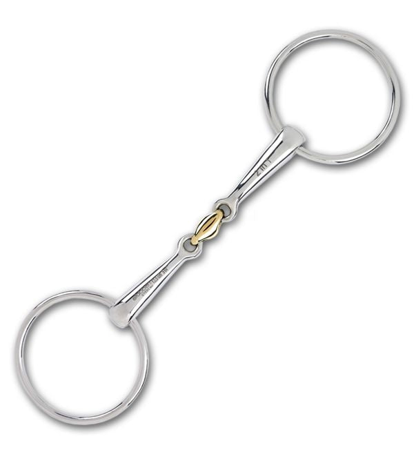Stubben STEELtec 2in1 Loose Ring Snaffle Bit
