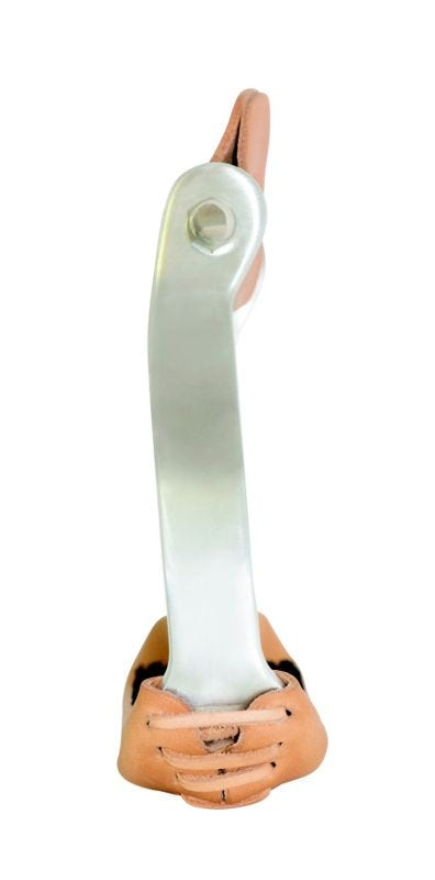 Equi-Sky 2 1/4in Slanted Alum Stirrups with Pads