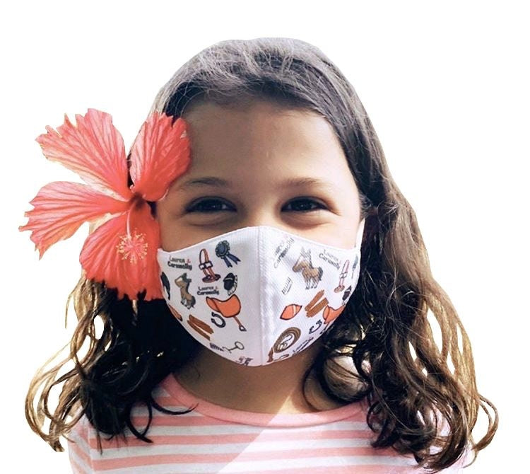 Lauren and Caramelly Kids Face Masks 2-Pack