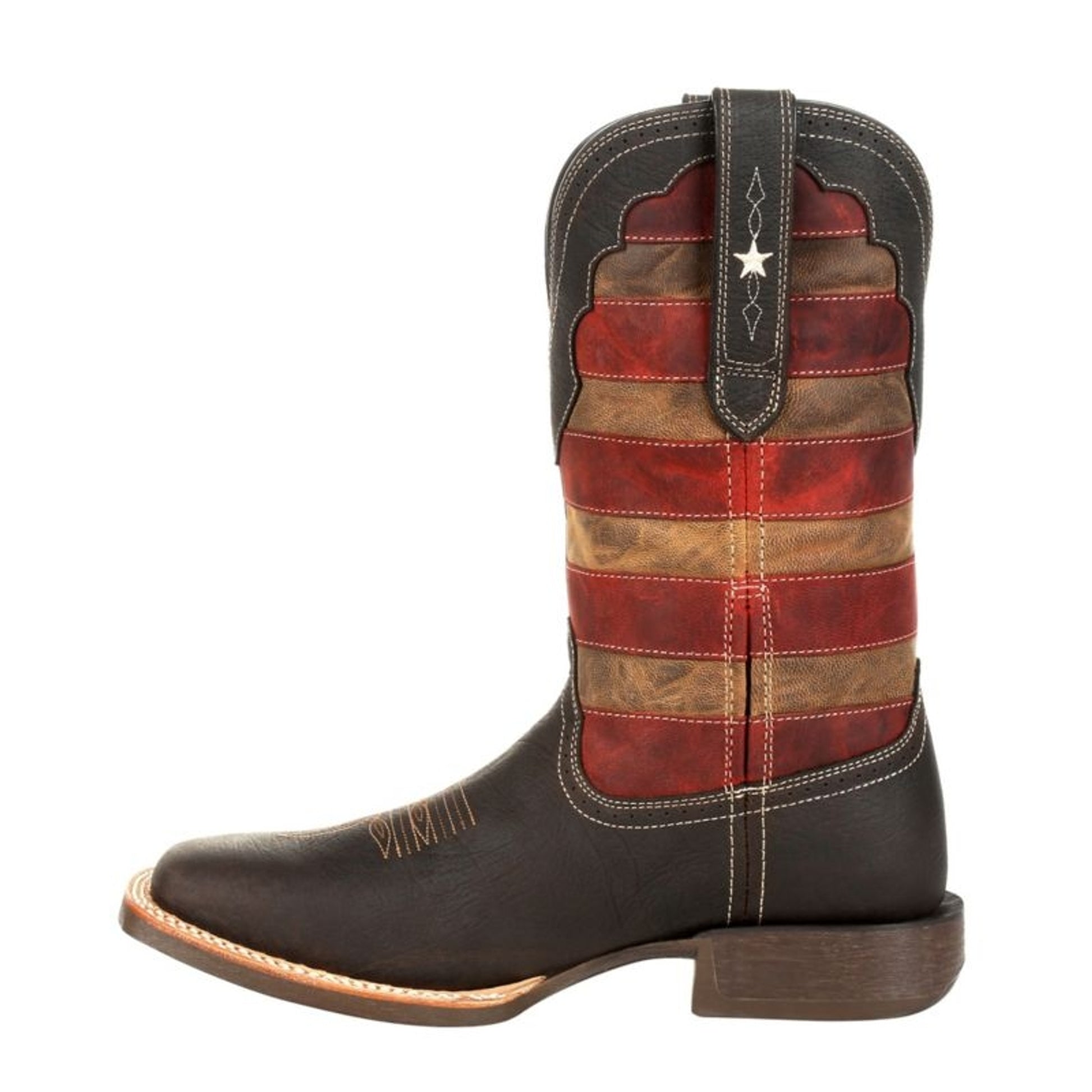 Durango Mens Pro Vint Flag Star Boots