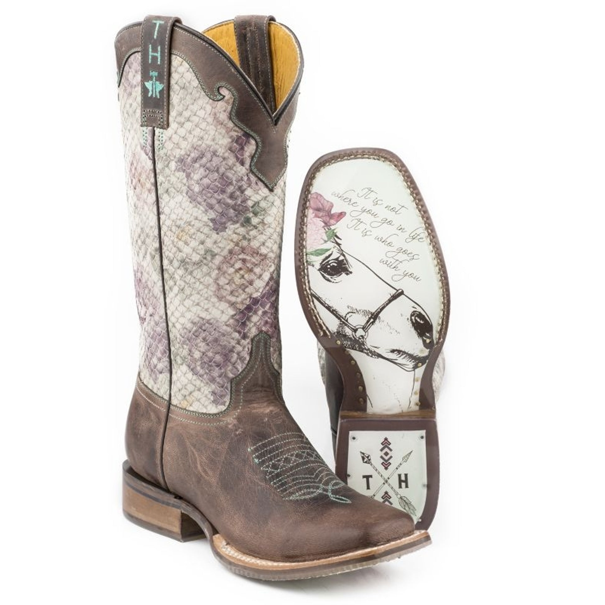 Tin Haul Ladies Rosealiscious Boots