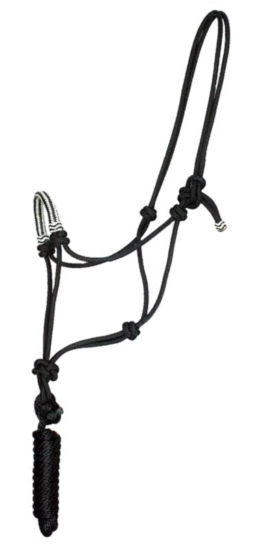 Oxbow Braided Nose Rope Halter with Rawhide