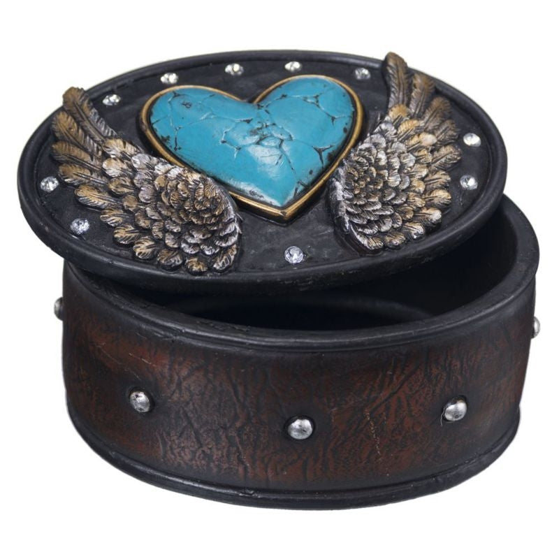 Hearts and Wings Trinket Box