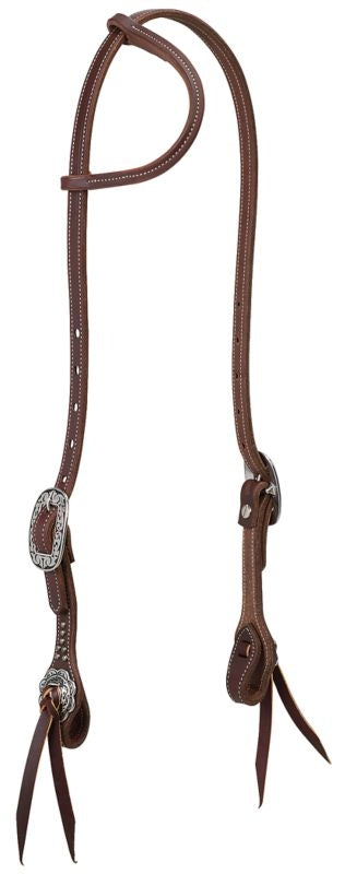 Weaver Leather Floral Sliding Ear Headstall