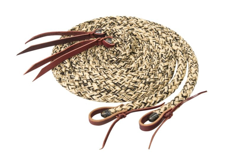 Weaver Silvertip Hollow Braid Split Reins
