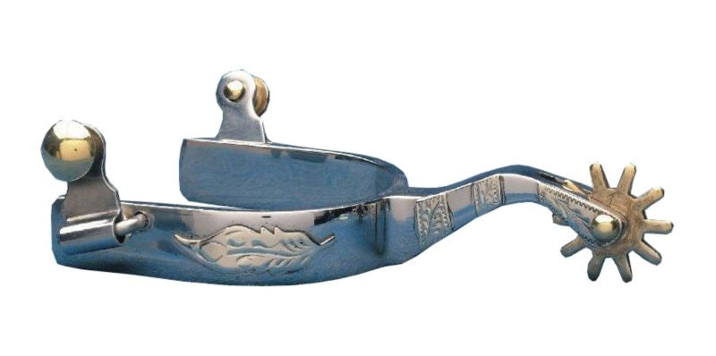 Colorado Saddlery SS Eagle Feather Spurs