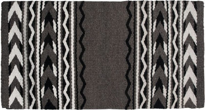 Mustang Arrowhead Wool Saddle Blanket
