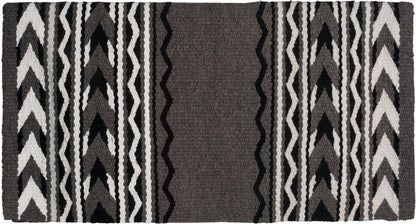 Mustang Arrowhead Wool Saddle Blanket