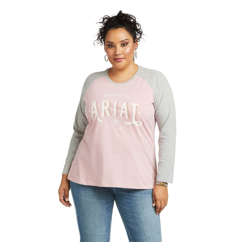 Ariat Womens REAL Loop Baseball Tee