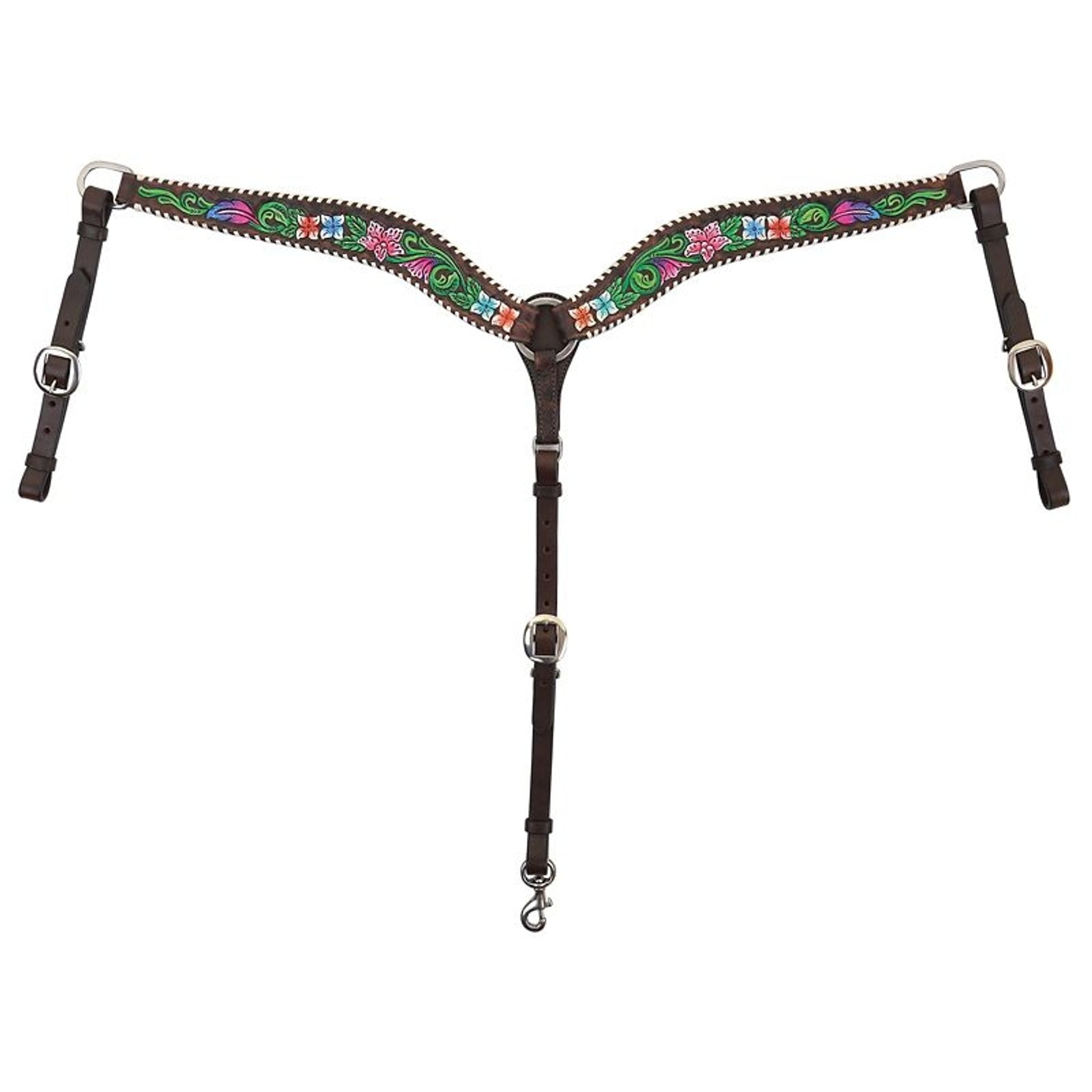 Circle Y Vibrant Garden Breast Collar