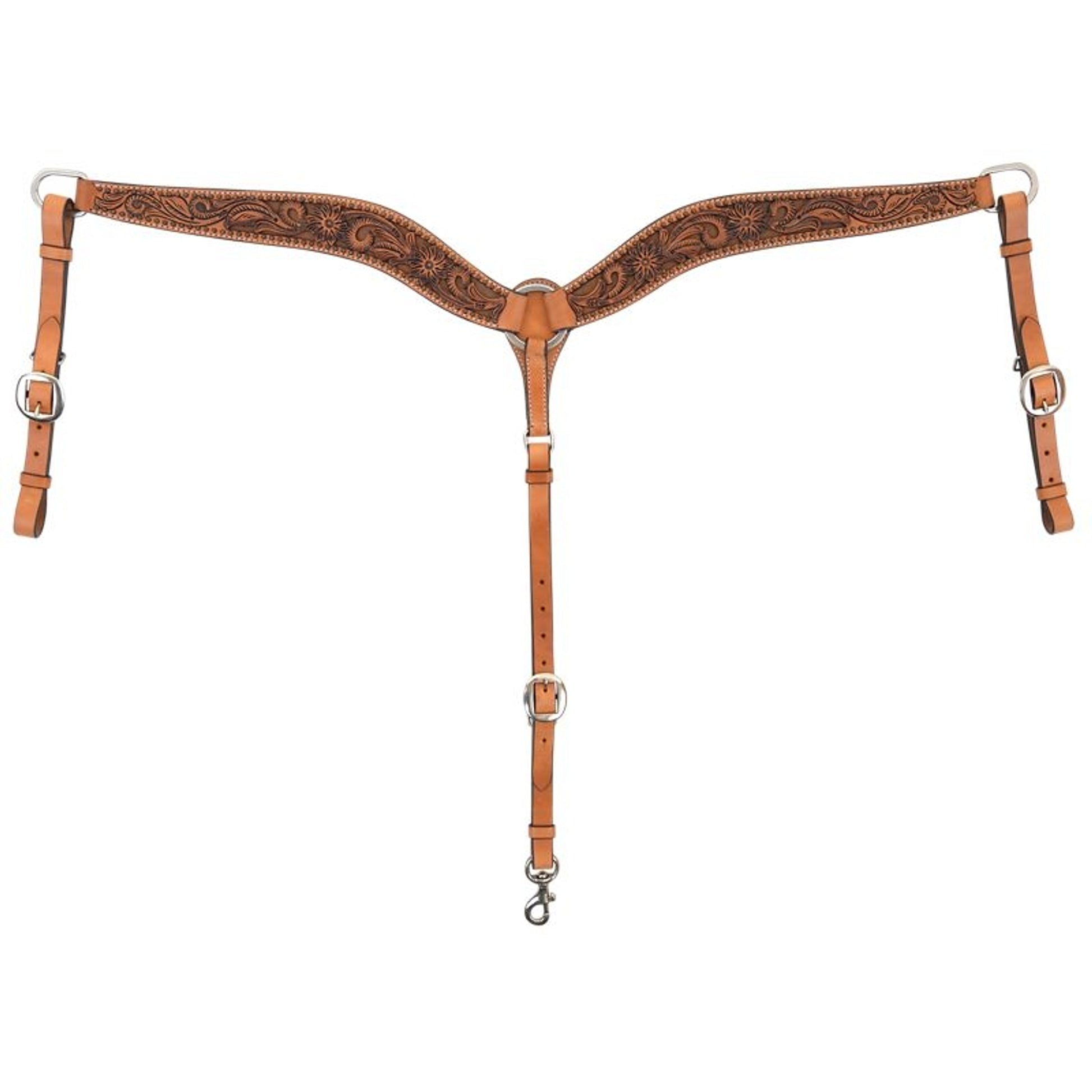 Circle Y Texas Flower Classic Breast Collar