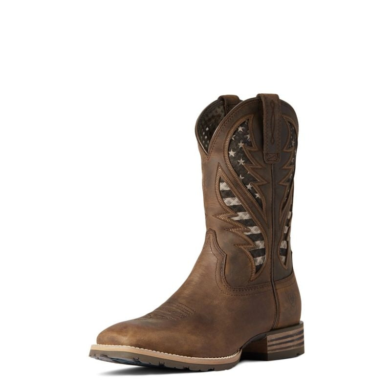 Ariat Mens Hybrid VentTEK Dist Flag Boots