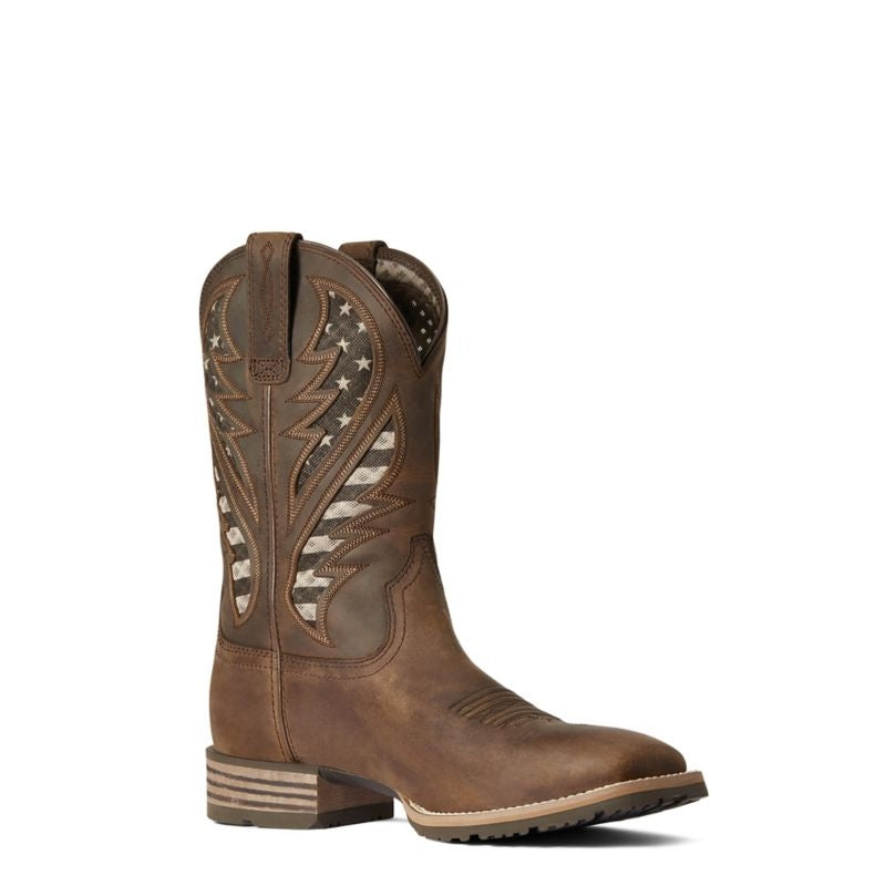 Ariat Mens Hybrid VentTEK Dist Flag Boots
