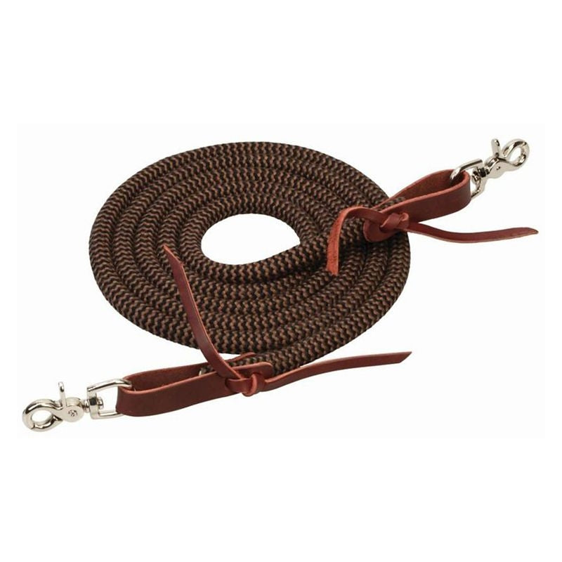 Weaver EcoLuxe Bamboo Round Trail Reins 10Ft
