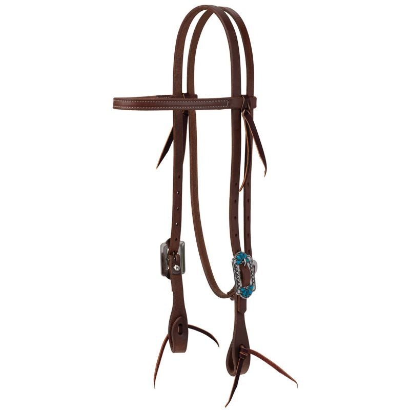 Weaver ProTack Stones Hardware Browband Headstall