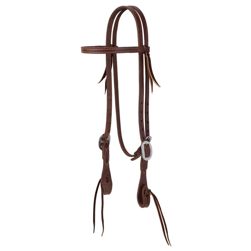 Weaver ProTack Oiled Pineapple Browband Headstall