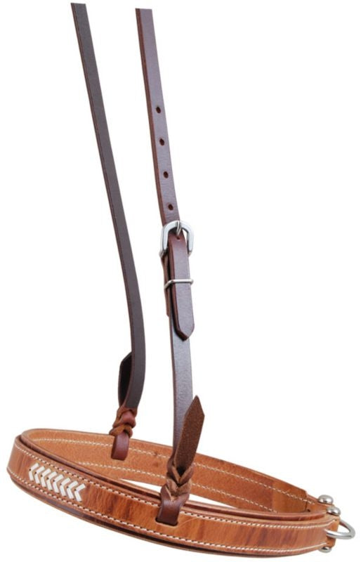 Oxbow Nevada Noseband with Rawhide Weaving
