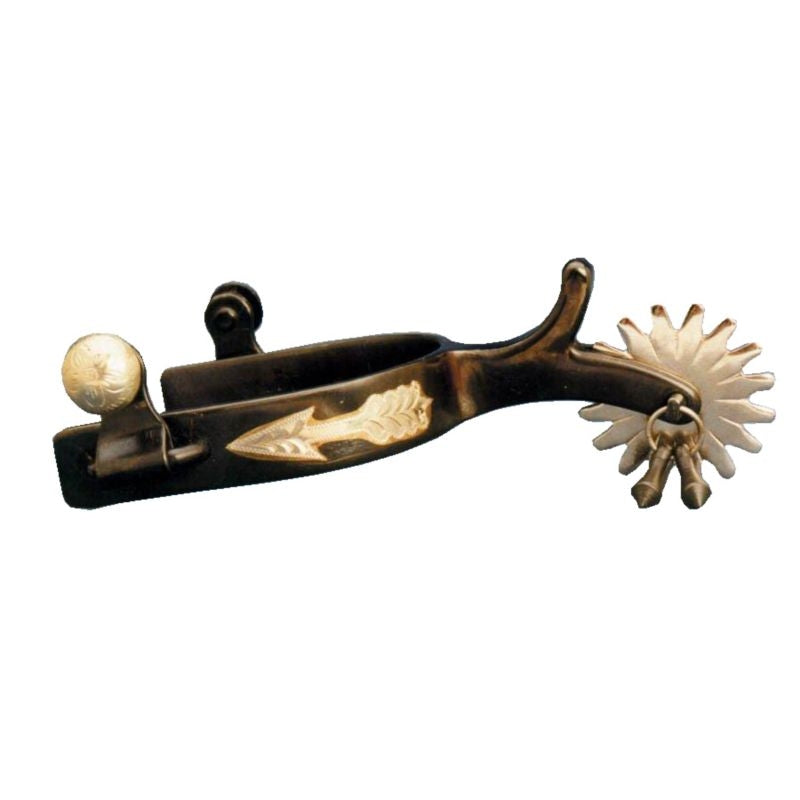 Colorado Saddlery Ladies Inlaid Arrow Spurs