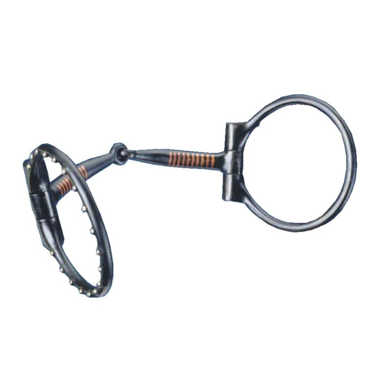 Colorado Saddlery Gun Metal Blue Dee Snaffle Bit