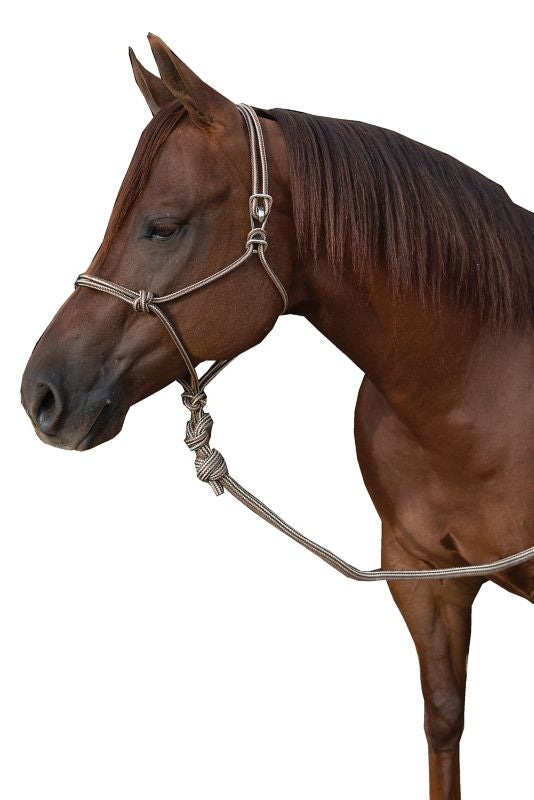 Professionals Choice Easy On Rope Halter with Lead
