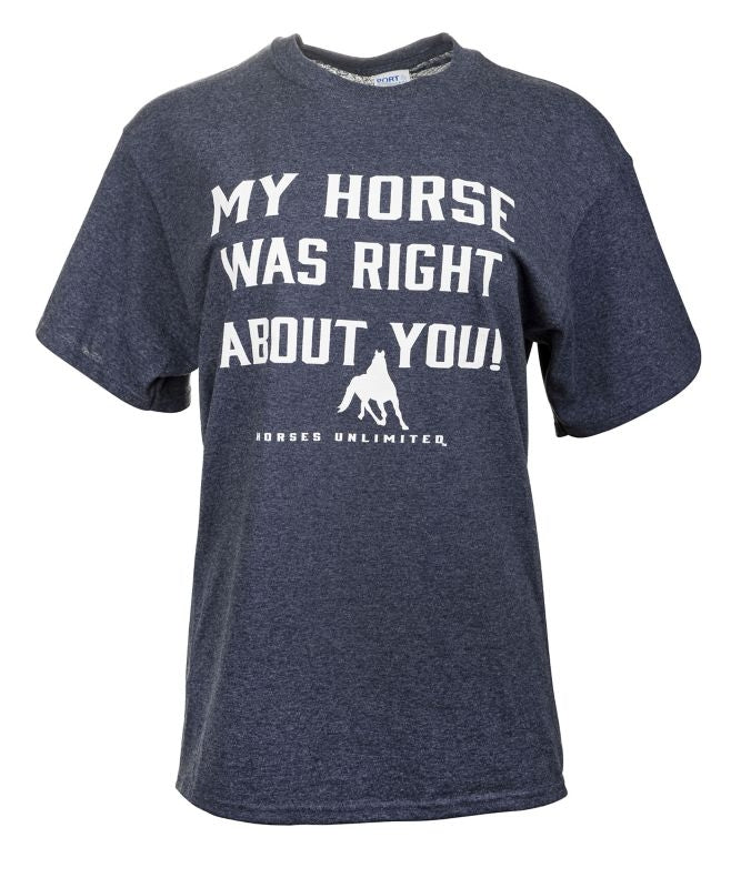 Horse Right Adult T-Shirt
