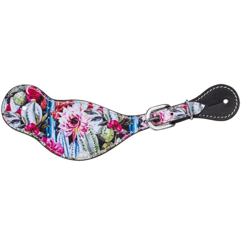 Tough1 Floral Cactus Print Spur Straps