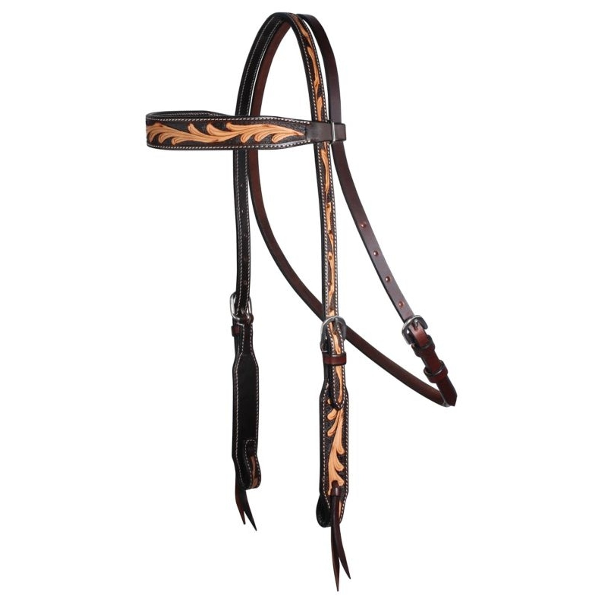 Professionals Choice Floral Browband Headstall
