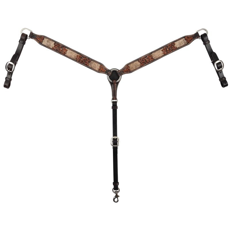 Circle Y Inlaid Filigree Breast Collar