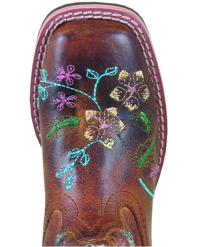 Smoky Mountain Youth Floralie Brown Boots